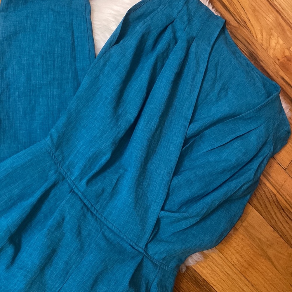 AMERICAN APPAREL Aqua Jumpsuit - Picture 3 of 3